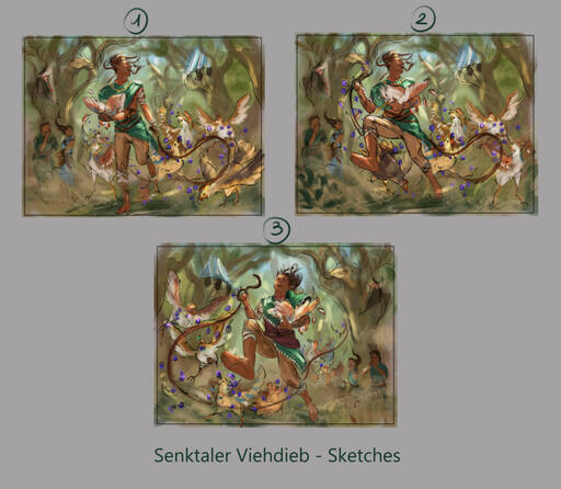 Preliminary sketches